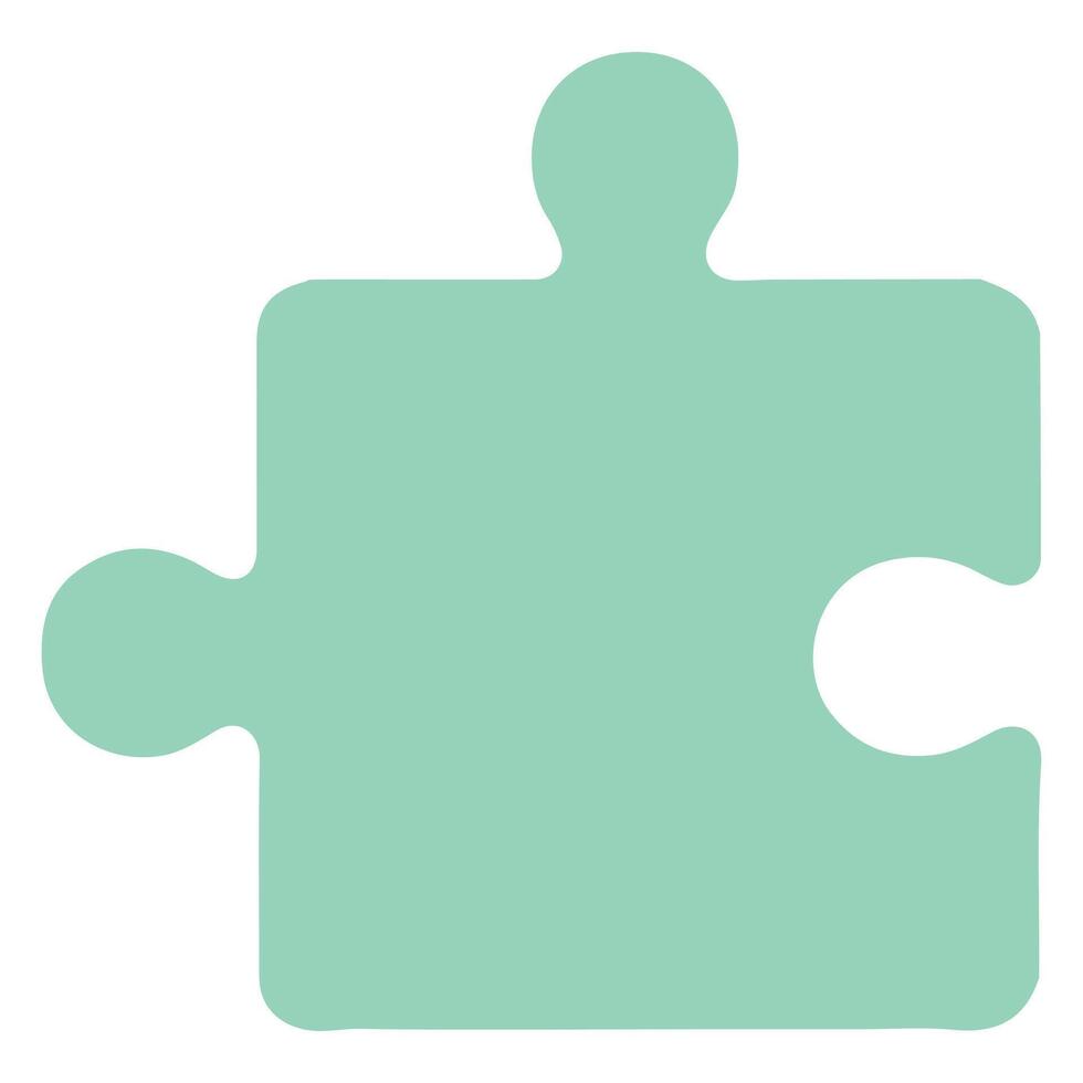 Colorful Puzzle piece illustration, Family Fun Day Digital Files, colorful Puzzle piece clipart design, Family Design isolated vector