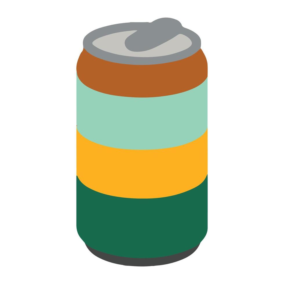 Colorful soda can illustration, Family Fun Day Digital Files, colorful soda can clipart design, Family Design isolated vector