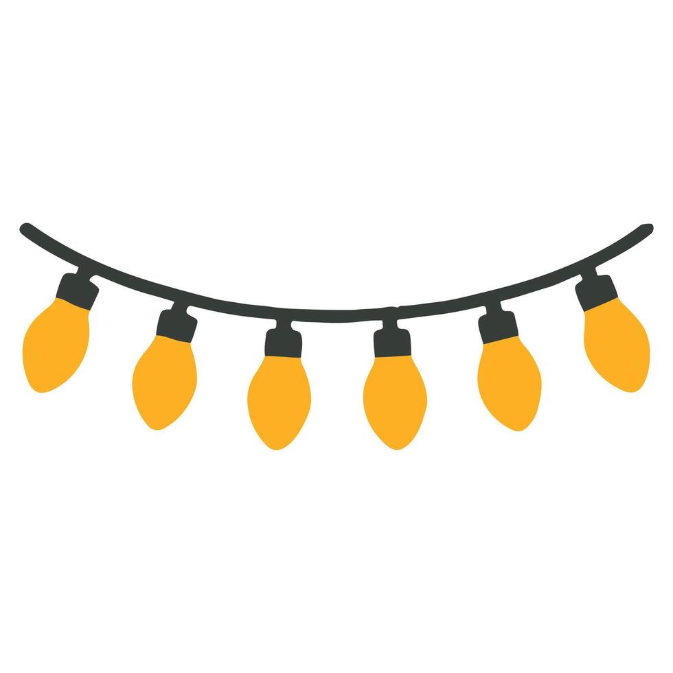Colorful String Lights illustration, Family Fun Digital Files, colorful String Lights clipart design, Family Fun day design sublimation vector