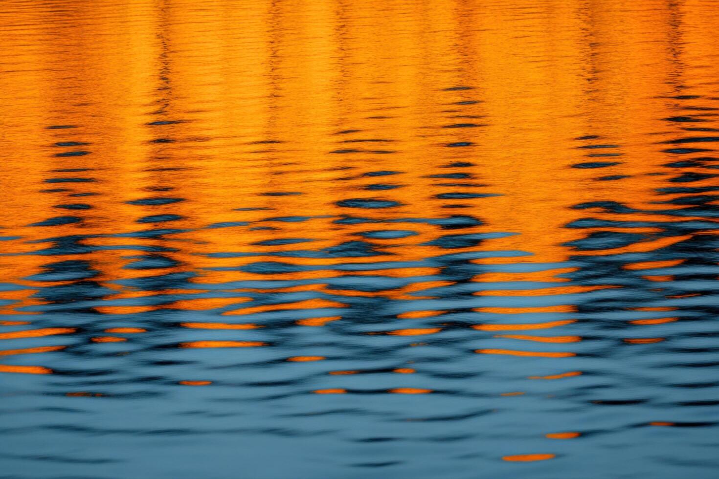 Stunning Sunset Reflections on Water, Vibrant Colors, Abstract Water Patterns photo