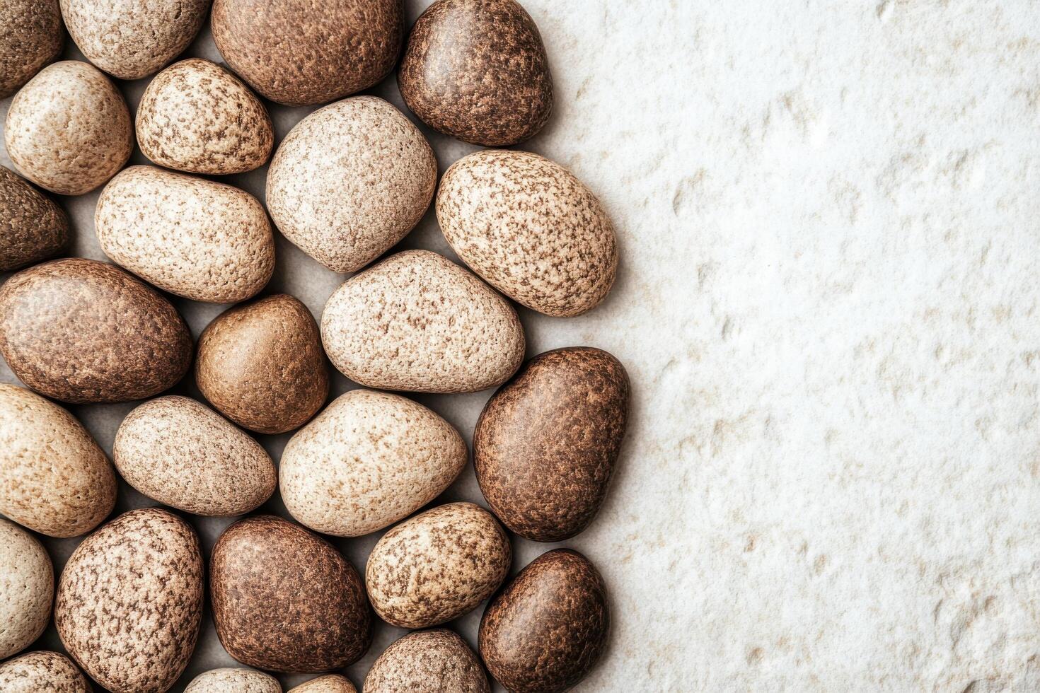 Natural Stones Arrangement A Calm and Peaceful Composition photo