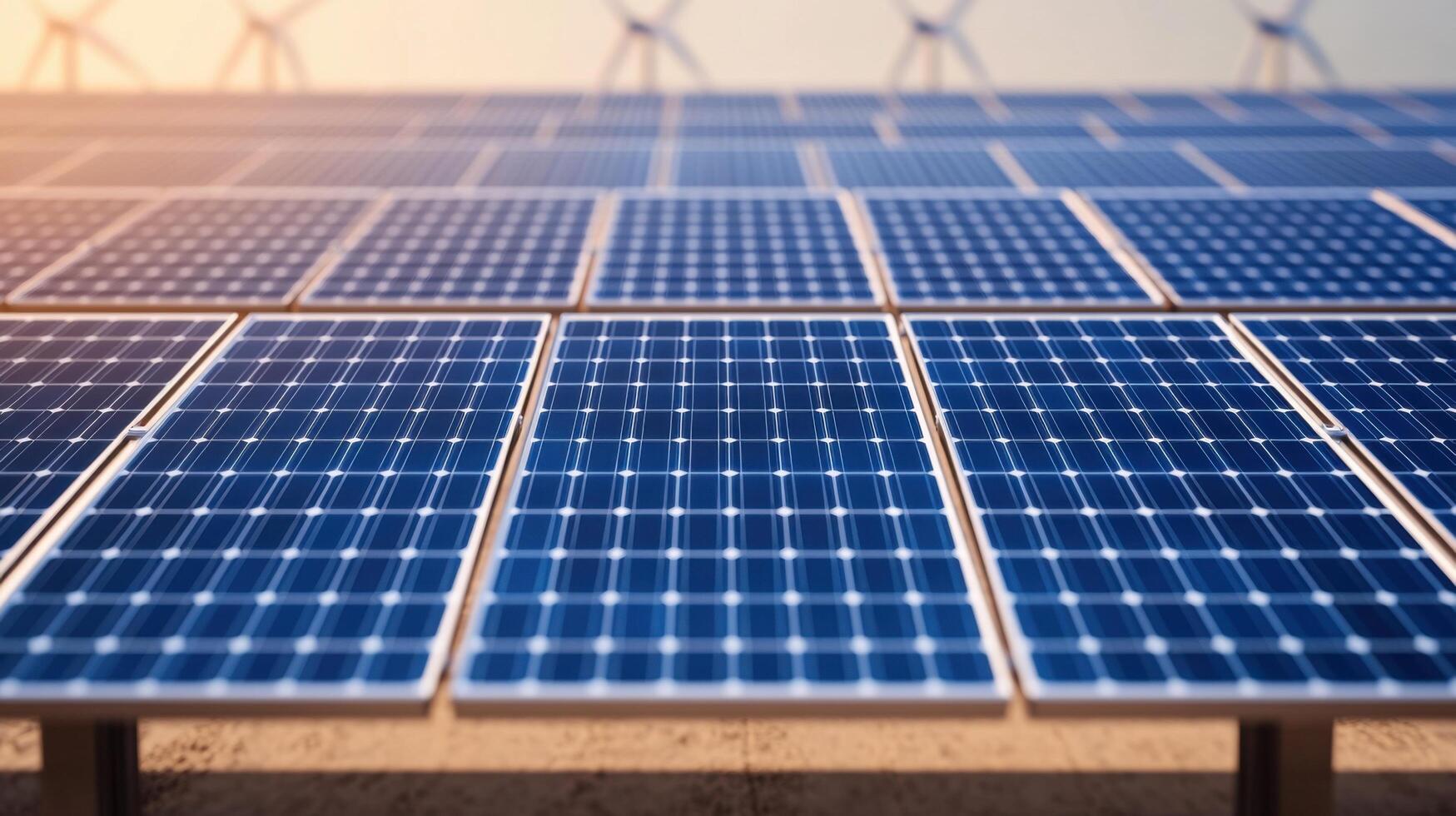 Stunning Solar Panels Array A Glimpse into a Sustainable Future photo