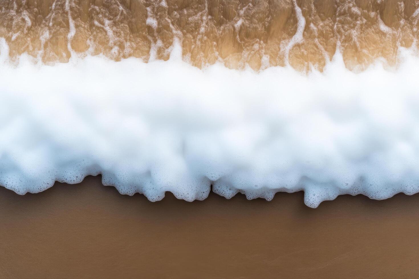 Stunning Beach Waves Foam Texture, A Breathtaking Coastal Scene photo