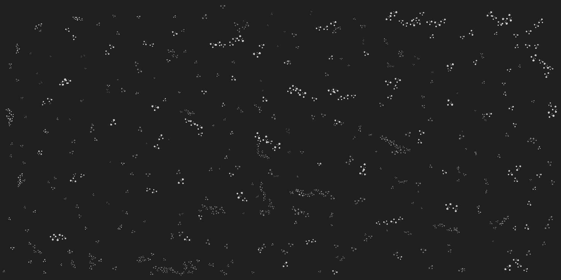 Abstract snow, stars fairy twinkling lights rain drops dark background with small particles of dust and debris elements. vector
