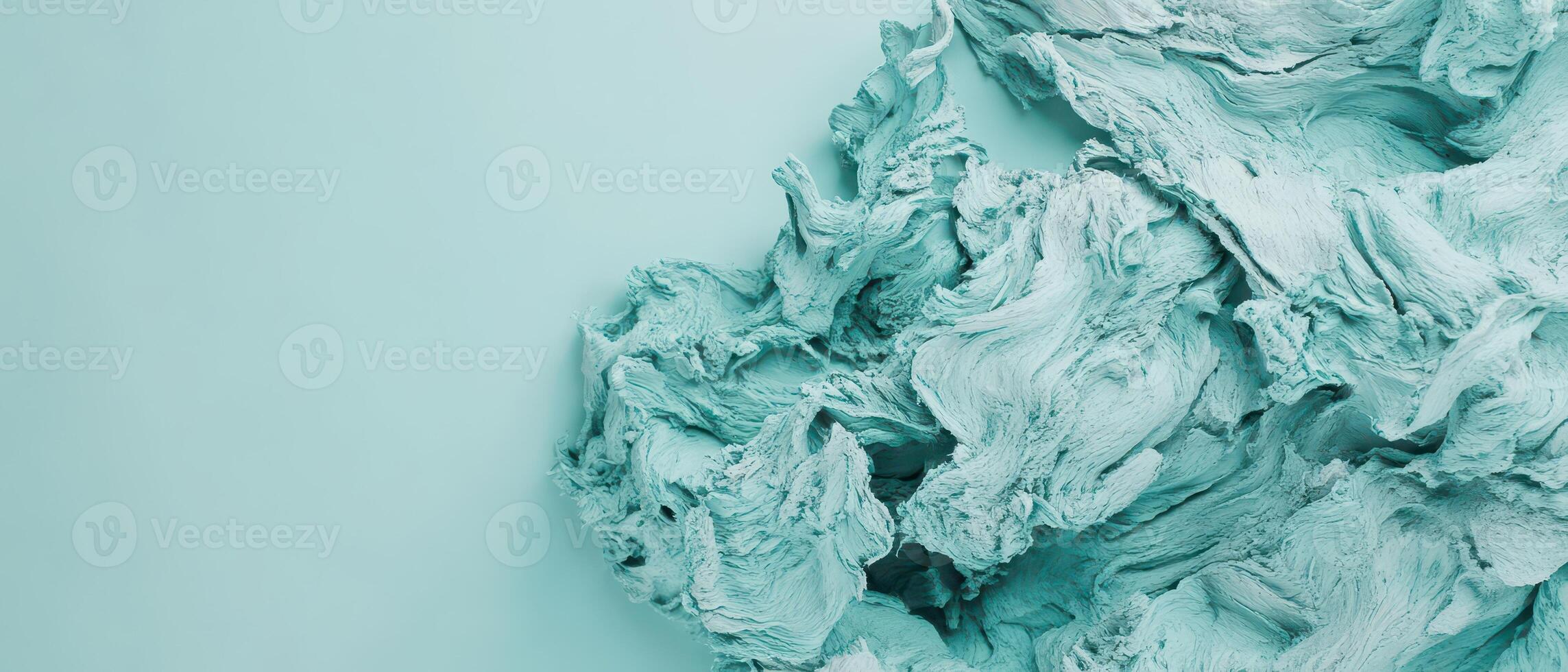 Artistic design on blue green texture photo