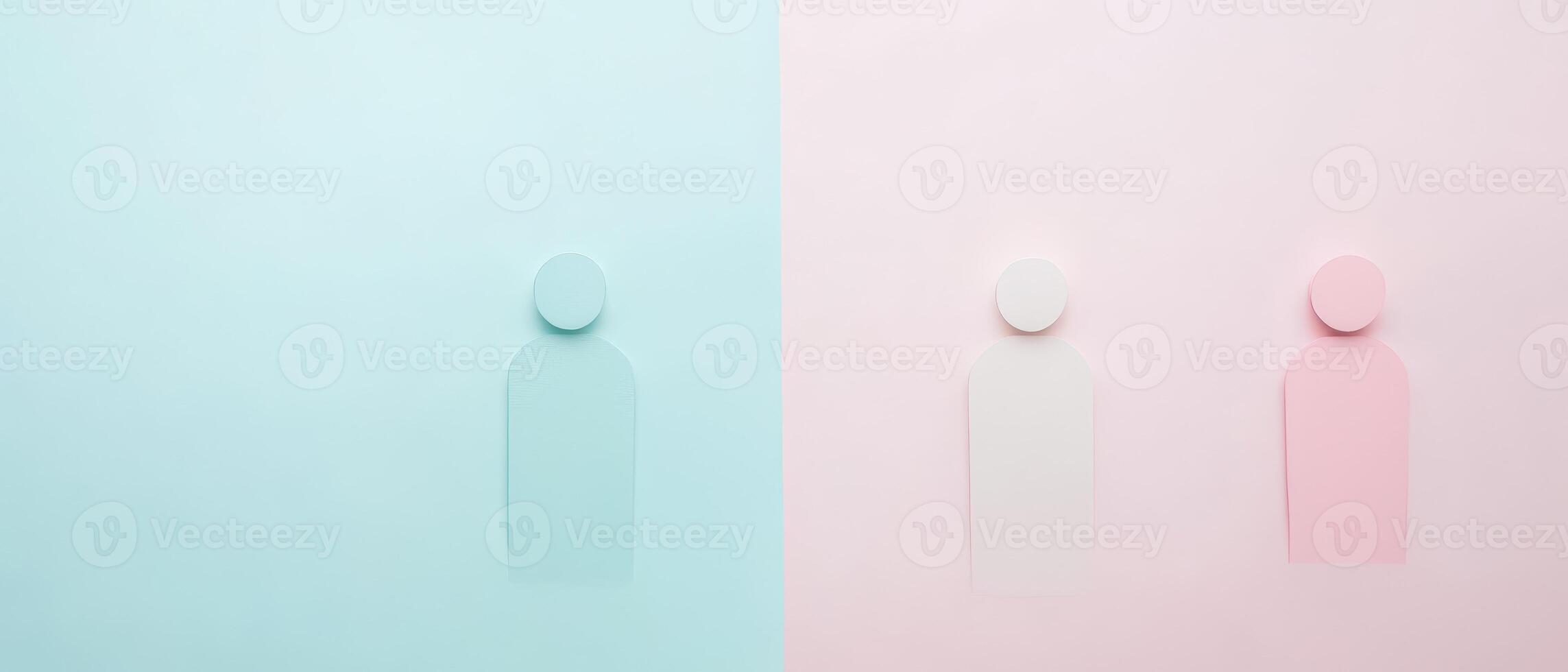 Color and shape duality visuals photo