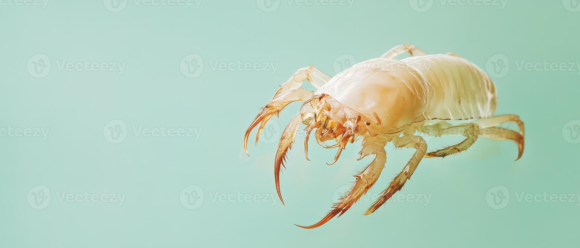 Unique underwater creature observed in clear water photo