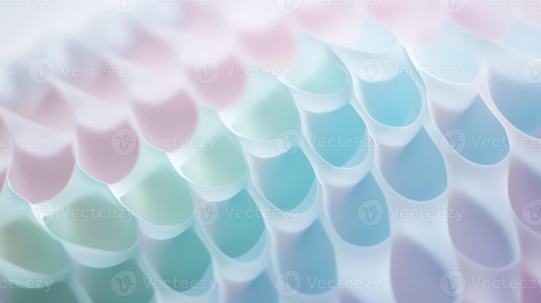 Colorful abstract pattern showcasing soft shapes photo
