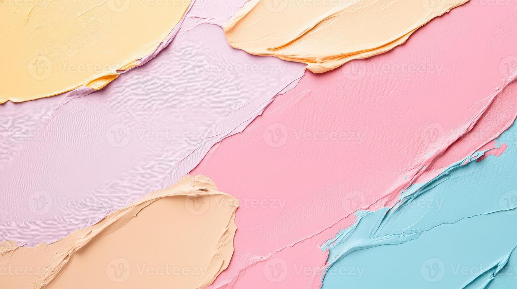Colorful abstract plaster patterns on a surface photo