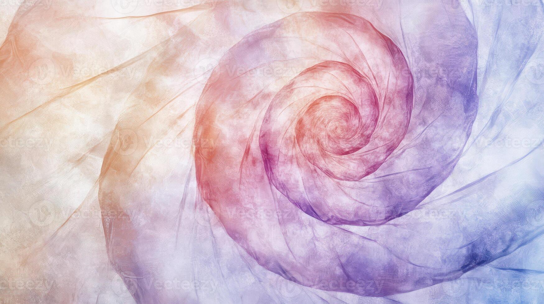 Spiral pattern with soft colors and texture photo