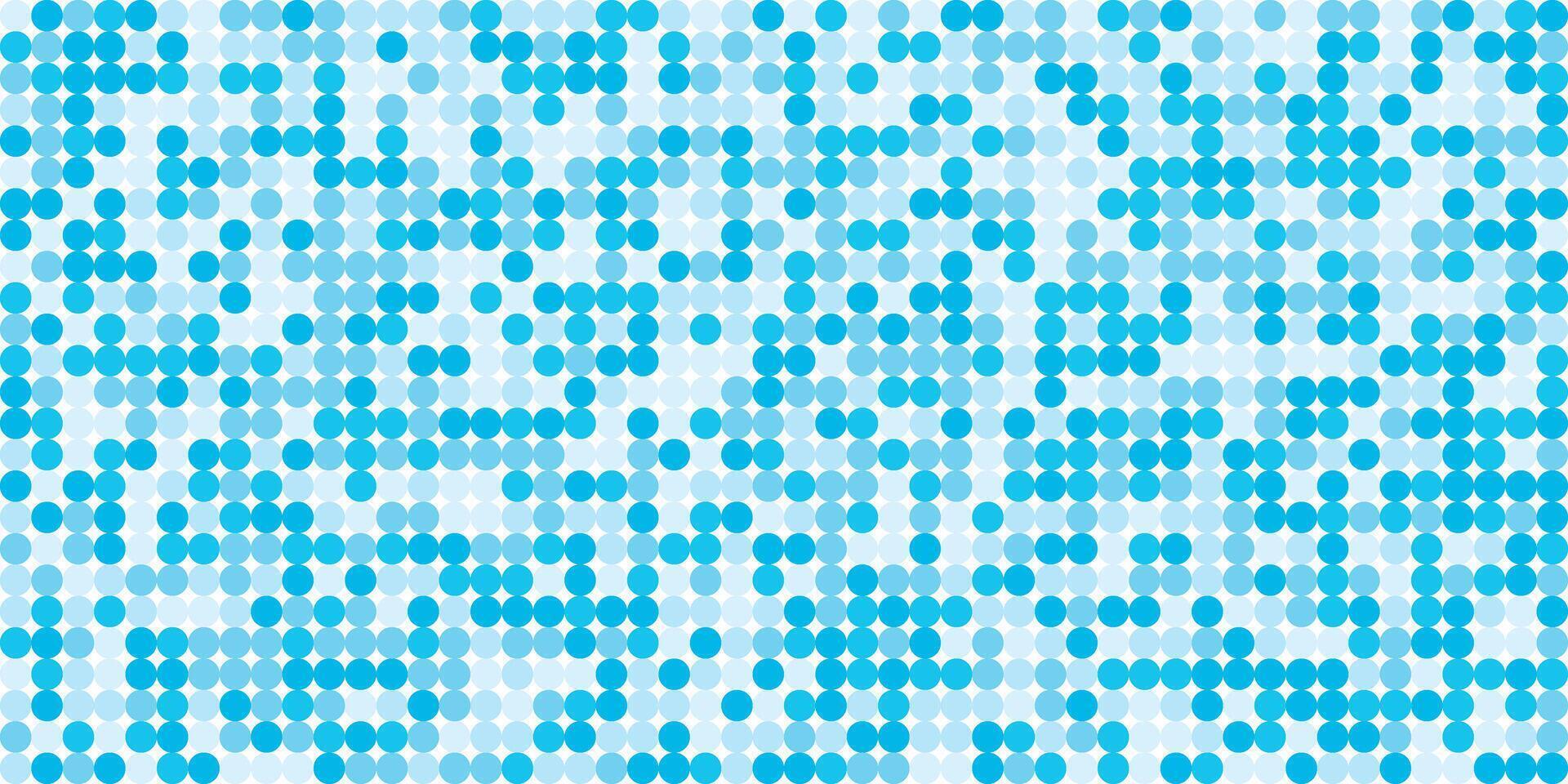 Blue circle tile background illustration vector