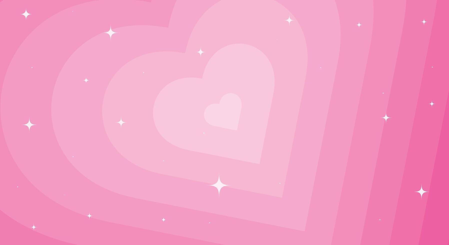Pink Layered Heart Design with Sparkles vector