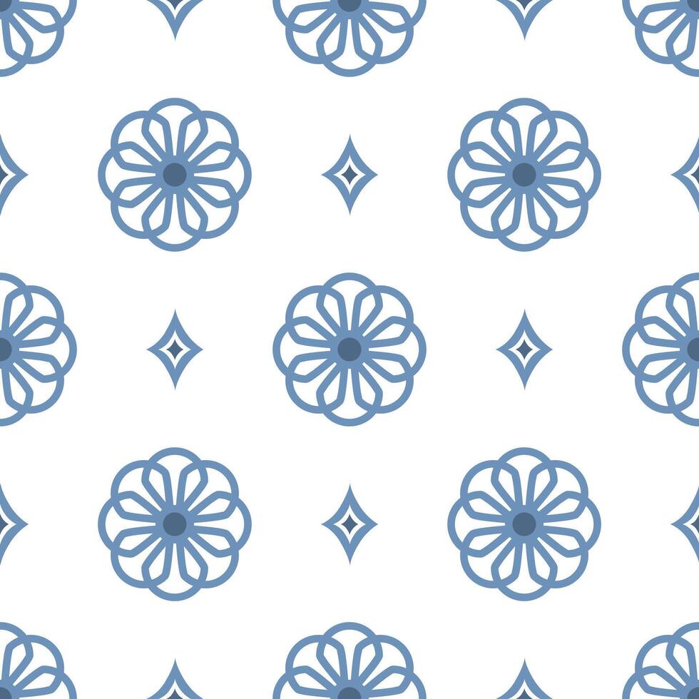 Floral pattern on white background. Design for fabric, clothing, textile, background, print vector