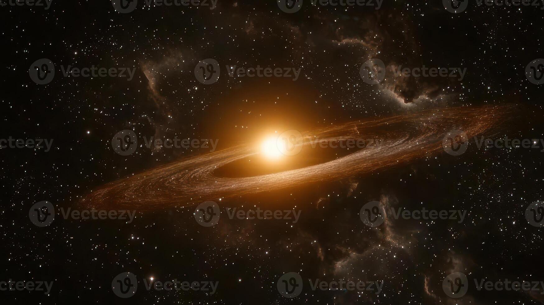 Stellar Nursery A Protoplanetary Disk Illuminates the Cosmos with Light and Dust photo