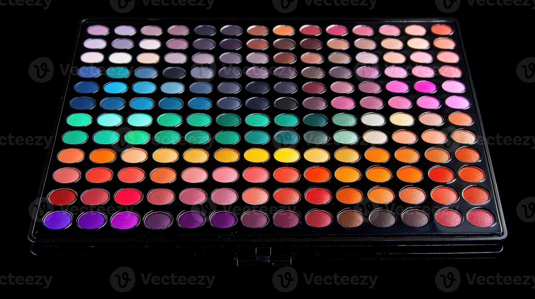 Chromatic Spectrum A Kaleidoscope of Colors in an Eye Shadow Palette for Beauty and Artistry photo
