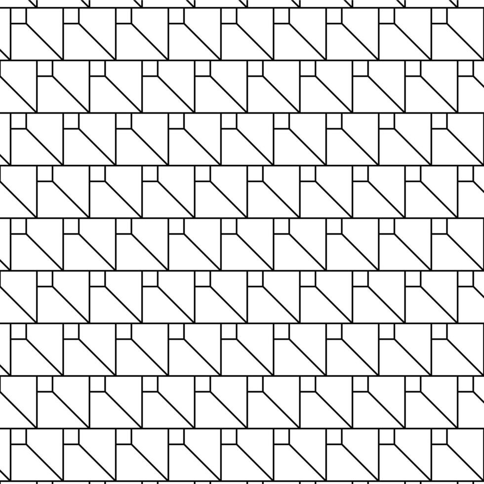 triangle eometry seamless pattern. graphic line illustration. Black and white abstract Sample poster, party invitation, holiday banner, postcard. vector