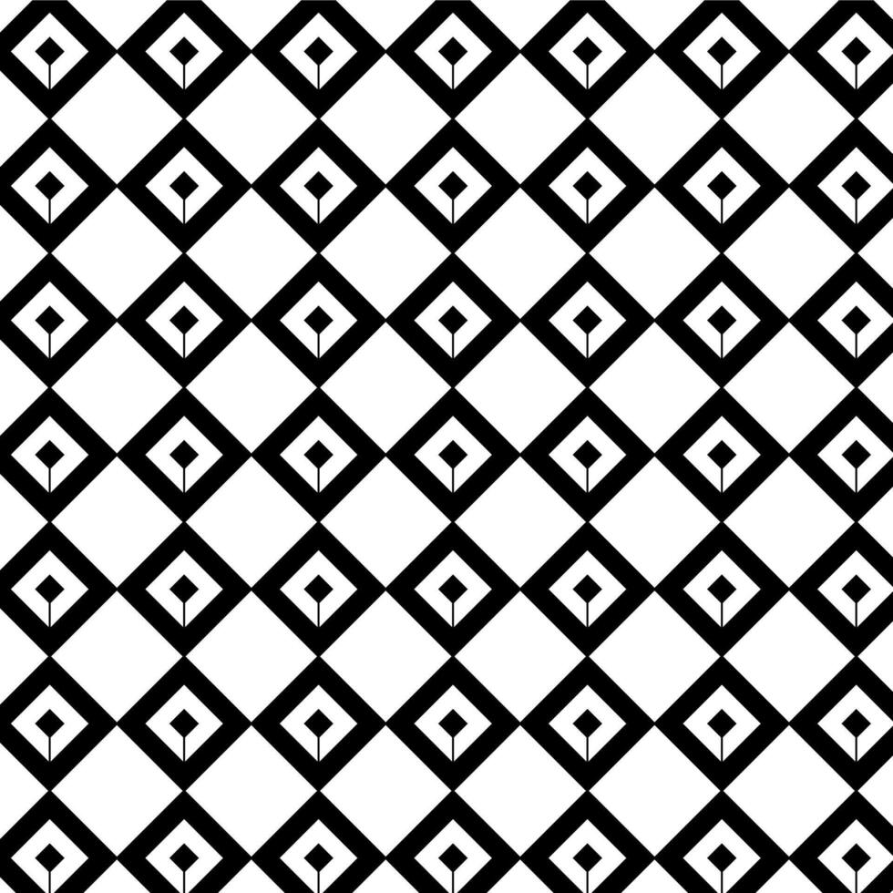 Checkered vintage black and white pattern with rhombus. Geometry seamless pattern. graphic line illustration. abstract vintage 1920. For logo, web, package, sticker. vector