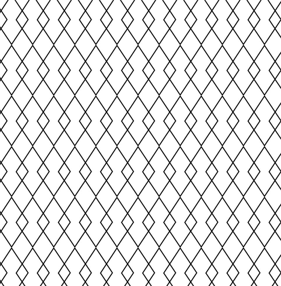 Geometric seamless pattern with line rhombus. graphic line illustration. Black and white abstract vintage 1920. For poster, flyer, banner, invitation, social media, party or sale vector