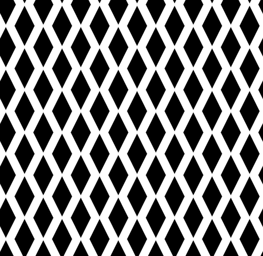 Diamond repeat Geometry seamless pattern. graphic line illustration. Black and white abstract horizontal strip pattern, replete image design for fabric printing vector