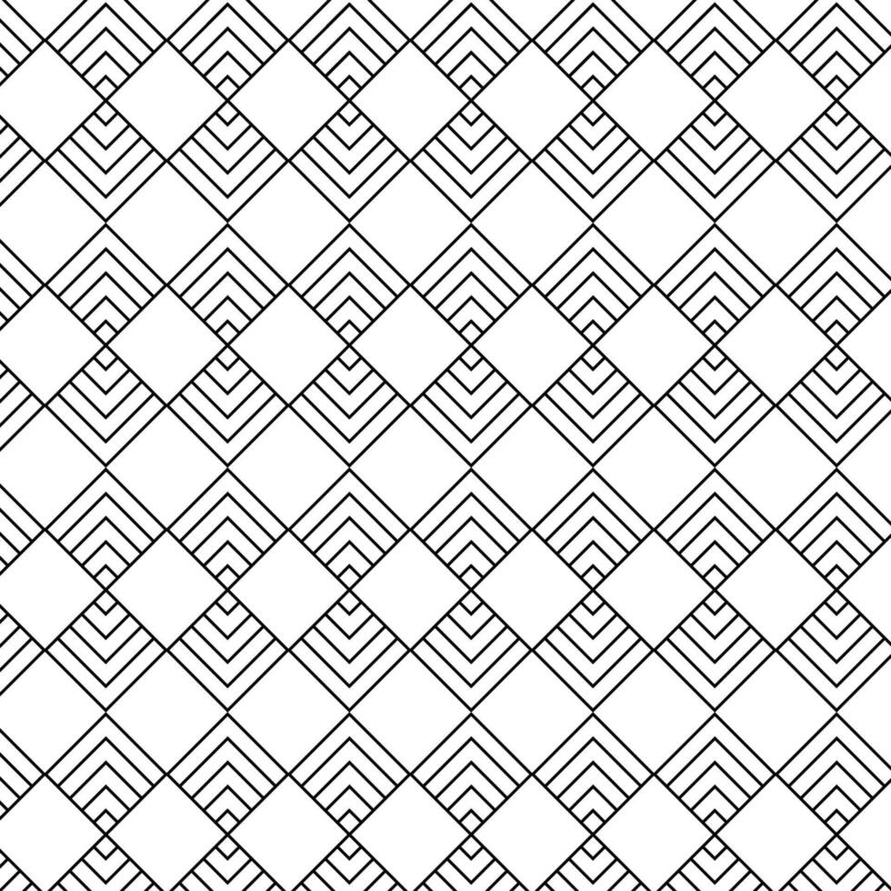 Geometry seamless pattern. graphic line illustration. Black and white abstract vintage 1920. For poster, party invitation, backdrop, ad, sale promotion, print for t-shirt vector