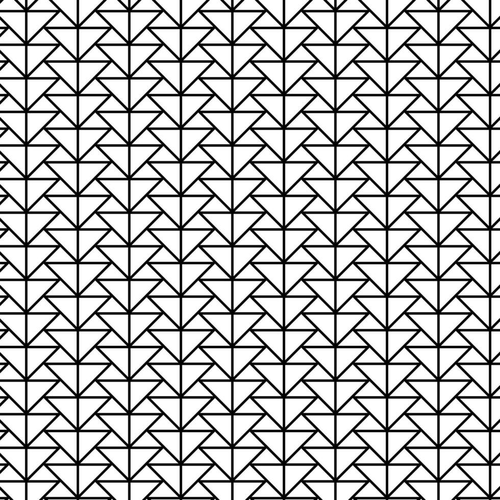 Hexagonal and triangular texture. Geometry seamless pattern. graphic line illustration. Black and white abstract illustration for package, vacation design, fabric and textile. vector