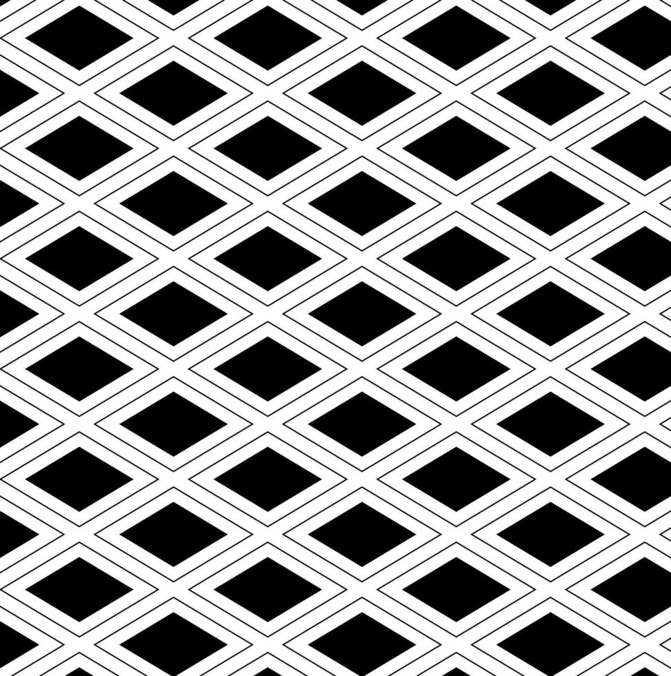 rhombus Geometry seamless pattern. graphic line illustration. Black and white abstract vintage 1920. For poster, party invitation, backdrop, ad, sale promotion, print for t-shirt vector