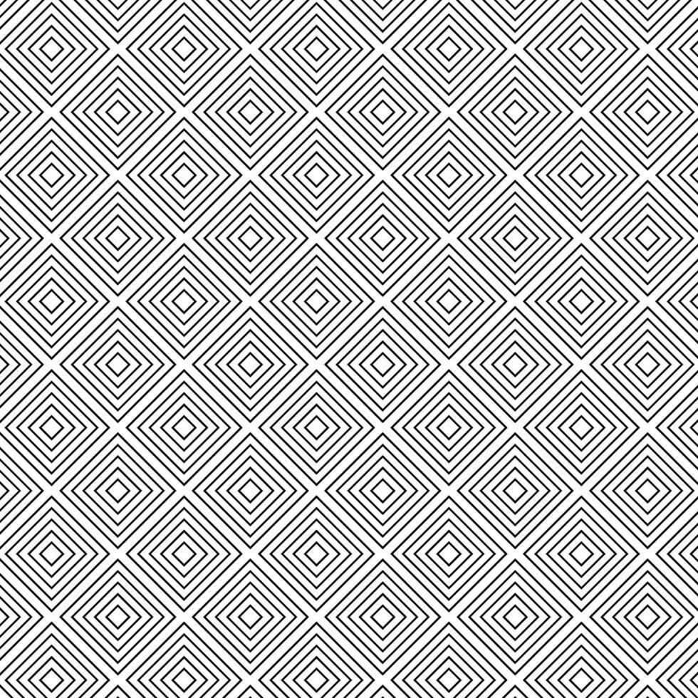 Diagonal black and white simple check, square, plaid seamless geometric background, texture. Straight even crossing stripes, narrow streaks, bars, thin lines. graphic line illustration vector