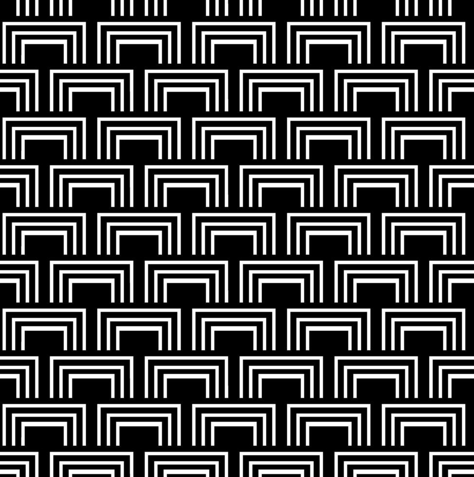 Rhombus square Geometry seamless pattern. graphic line illustration. Black and white Abstract Geometric Technology. For logo, web, package, sticker. vector