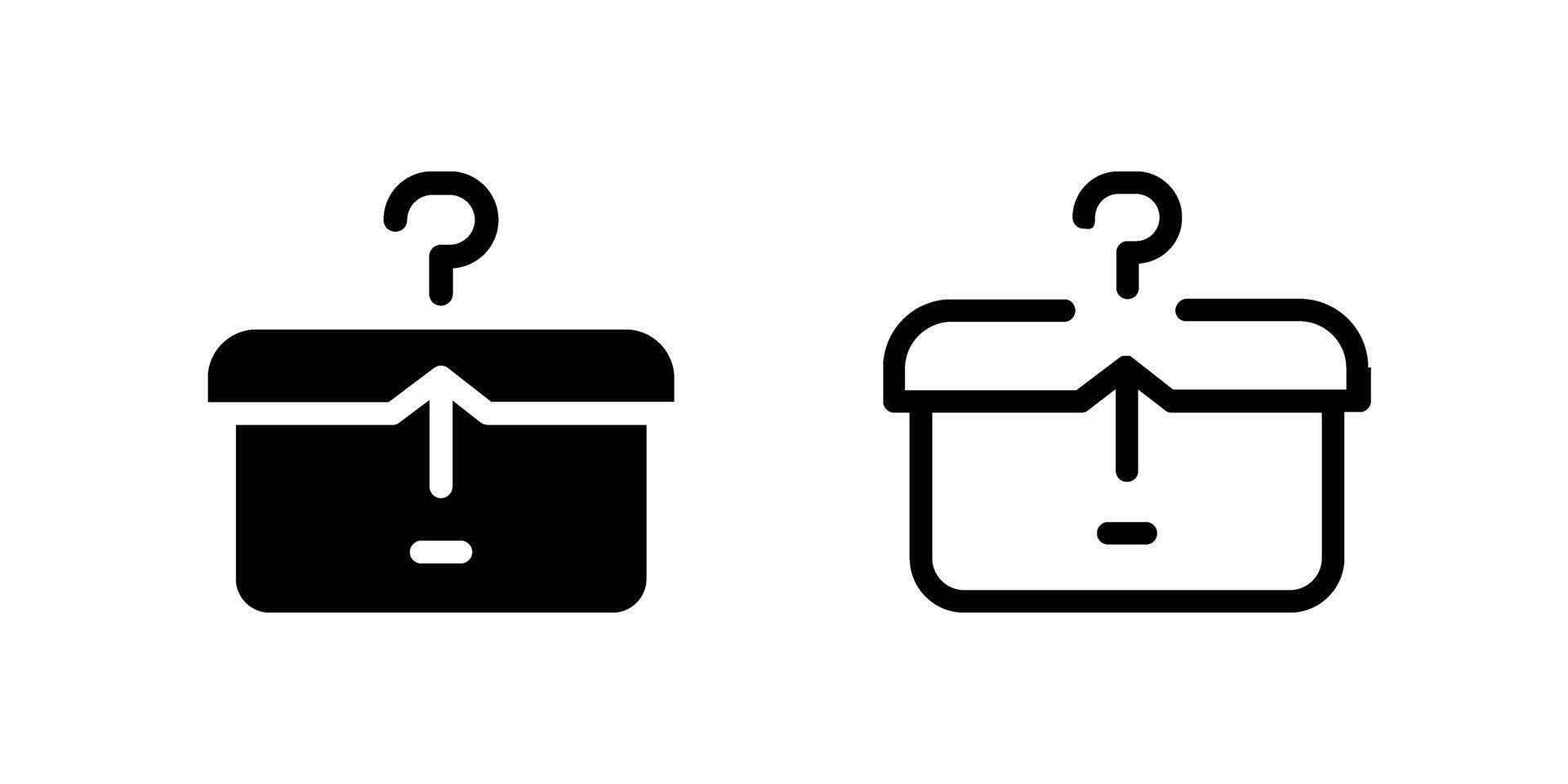 icon set featuring lost items, suitable for travel and assistance designs. vector