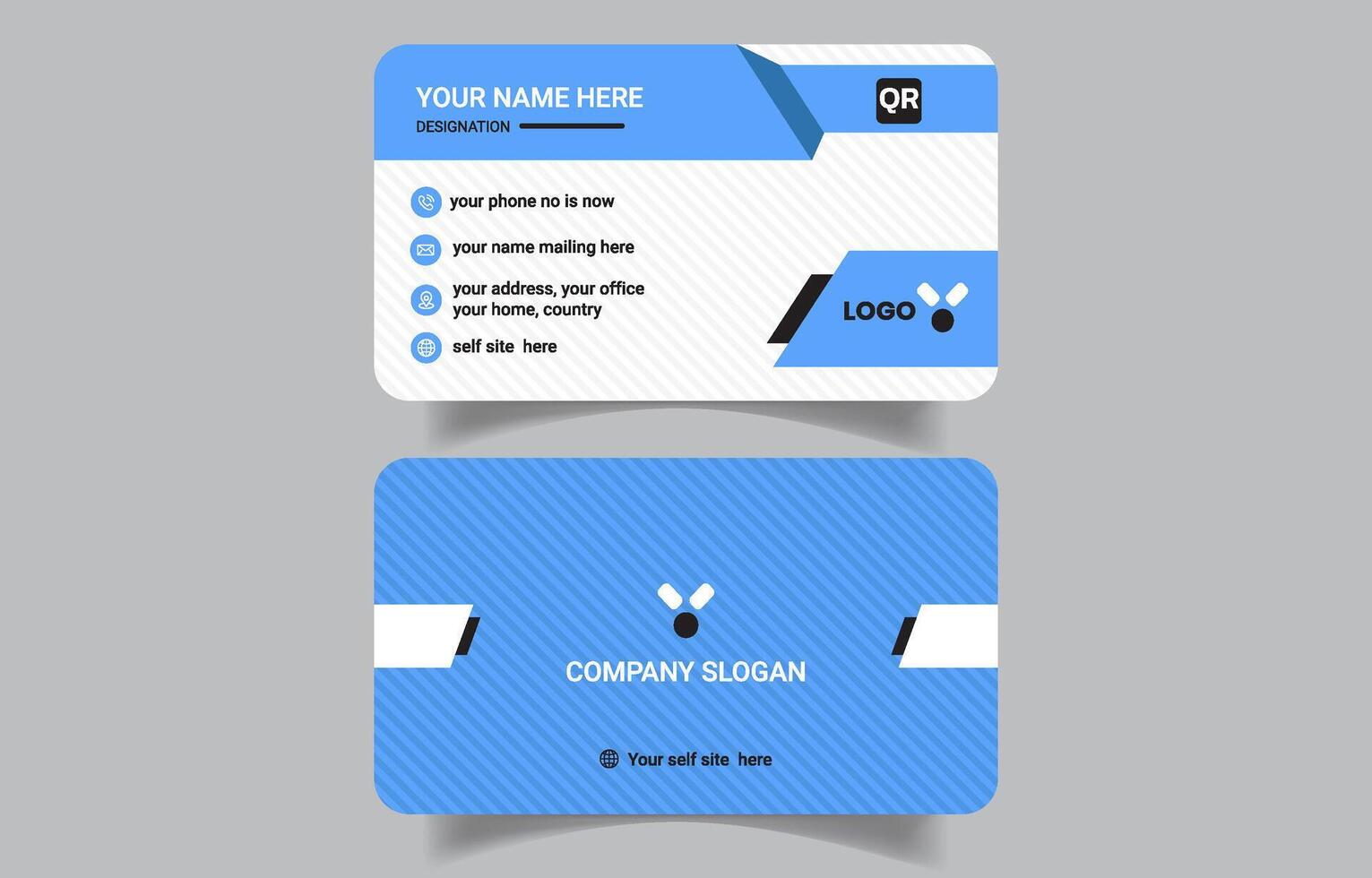 Fresh and Clean Business Card design vector