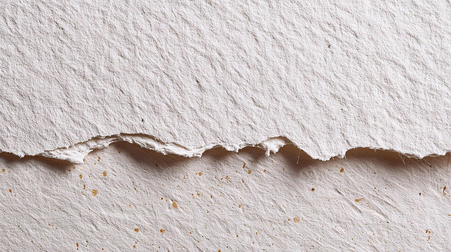 A piece of white paper with a crack in it photo