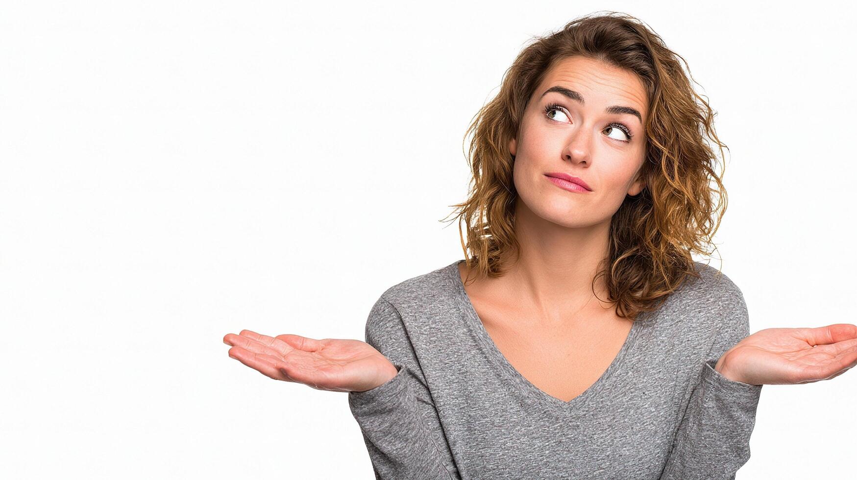 A woman is holding her hands up in the air photo