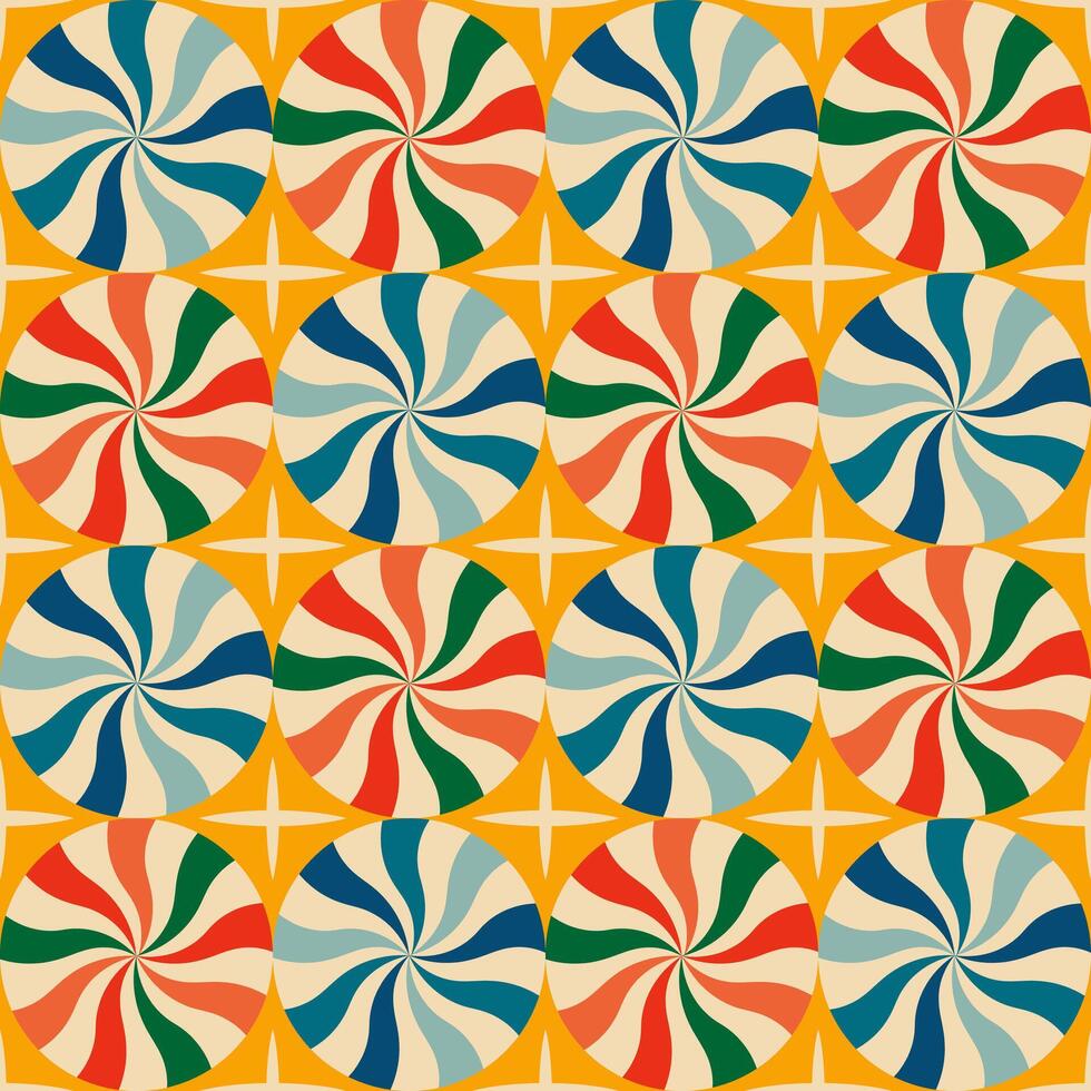Christmas New Year pattern with sweets vector