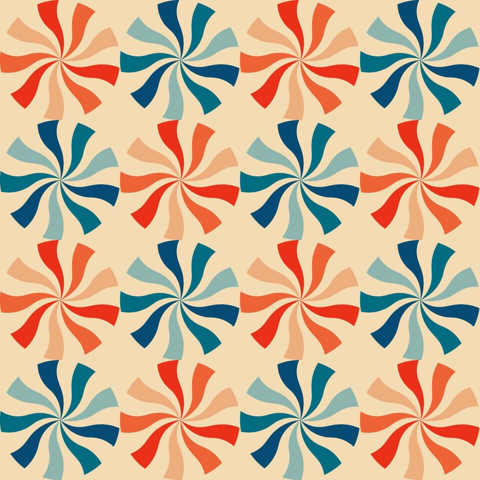 Beige Christmas New Year pattern with sweets vector
