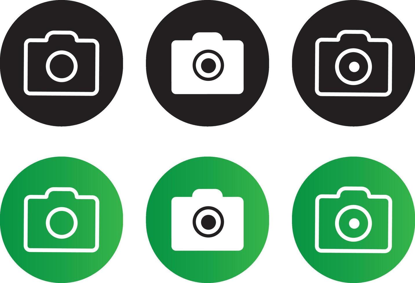 camera gradient icon vactor. photo camera sign, Instagram camera icon. vector