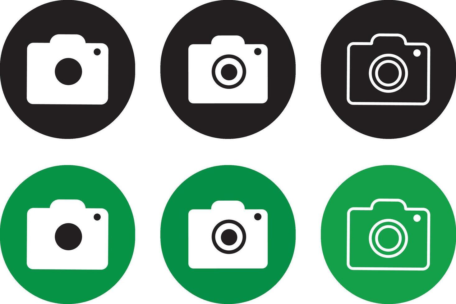 minimalist symbol outline graphic icon flat style. photo camera sign, Instagram camera icon. vector