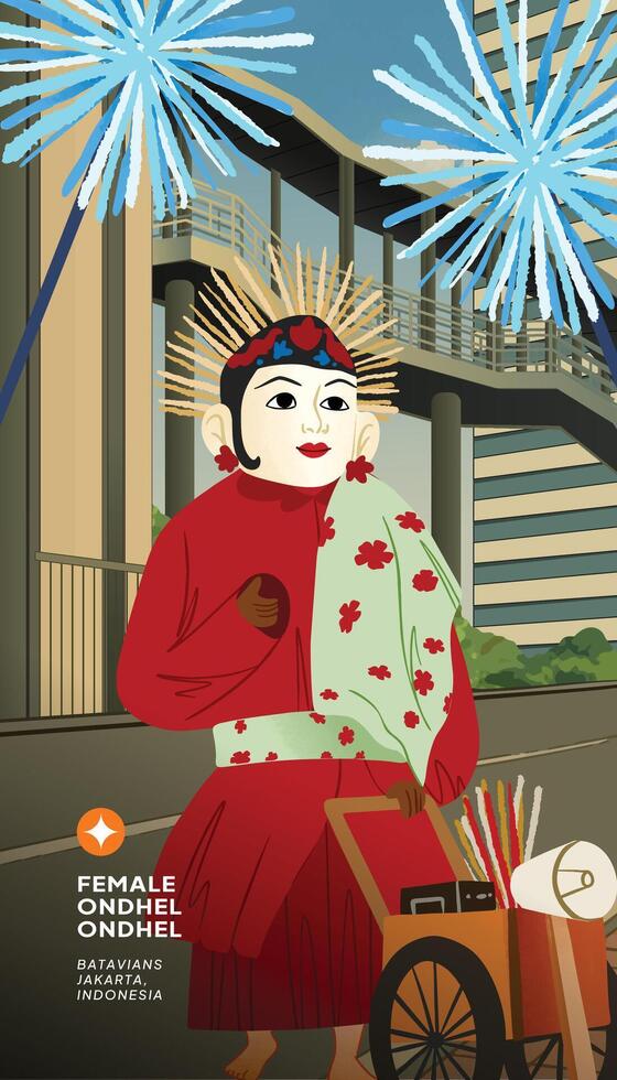 A poster for the new year in japan vector