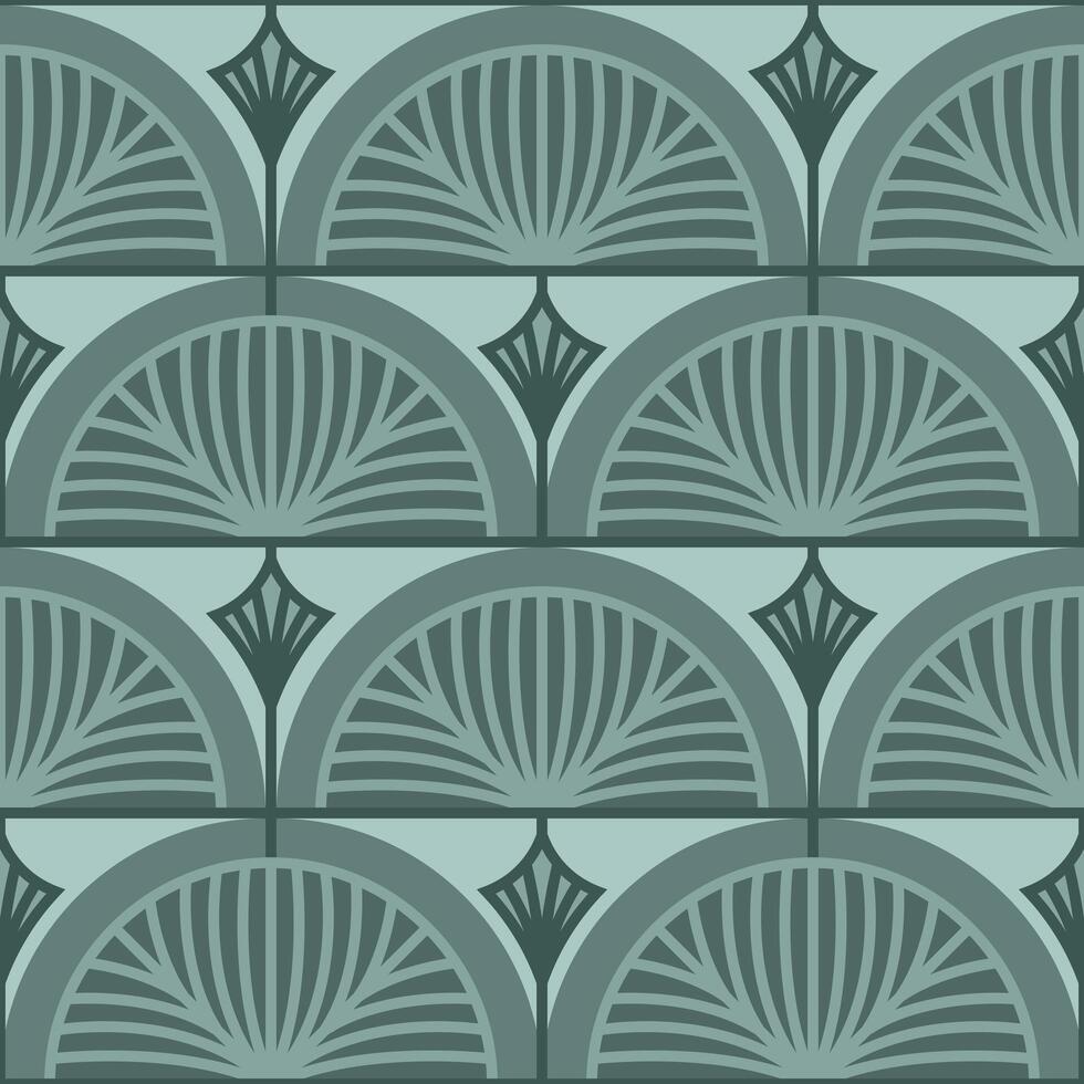 Graphic Art Deco Seamless Pattern Illustration vector