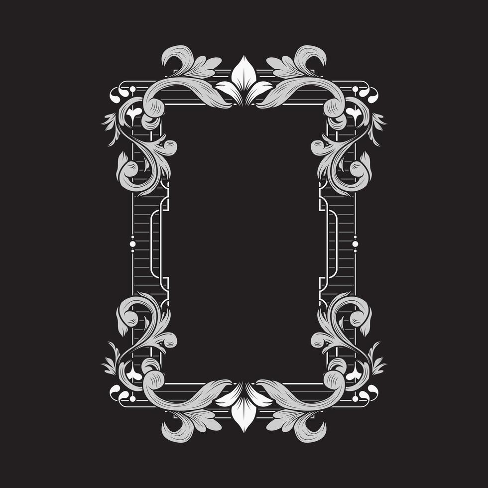 Frame Ornament Victorian Illustration vector