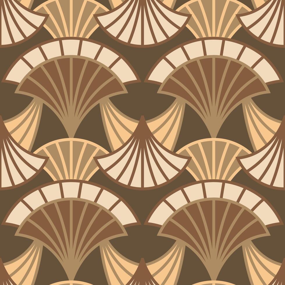 Vintage Art Deco Seamless Pattern Illustration vector