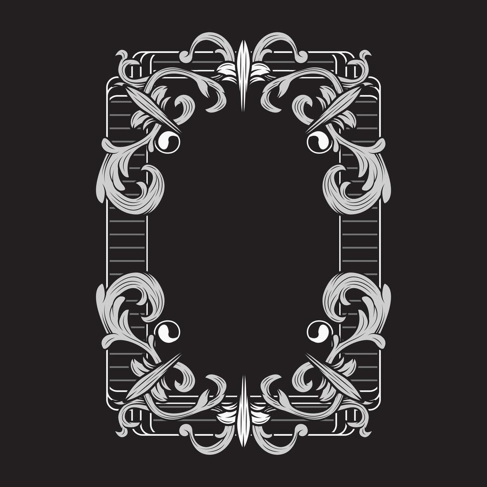 Frame Ornament Victorian Vintage Object vector