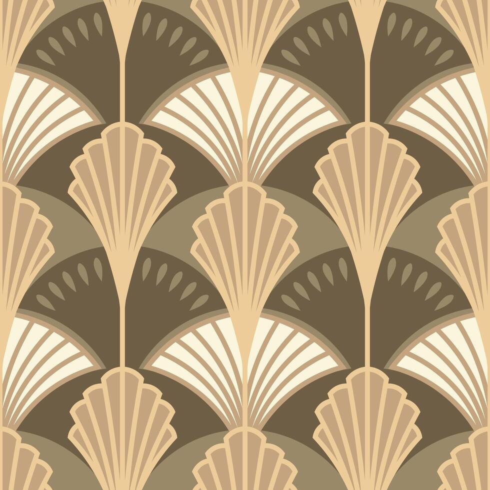 Art Deco Seamless Pattern Design vector