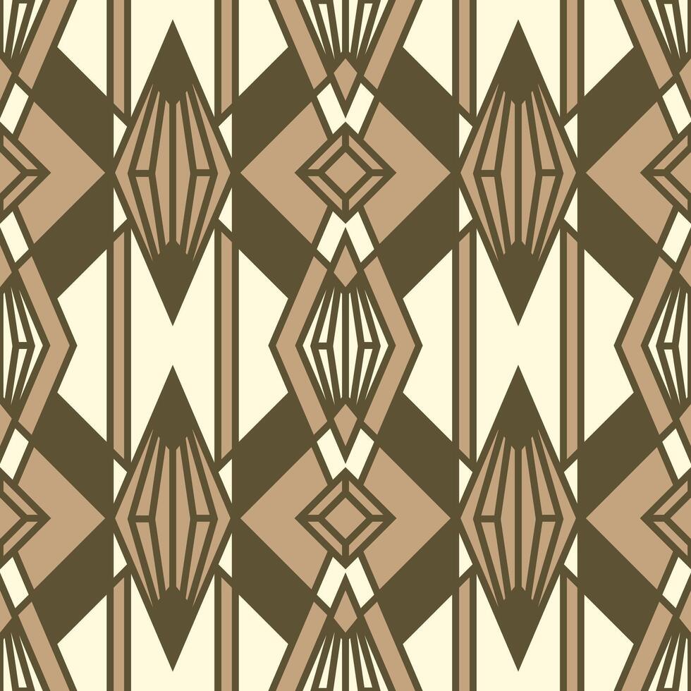 Art Deco Vintage Seamless Pattern Illustration vector