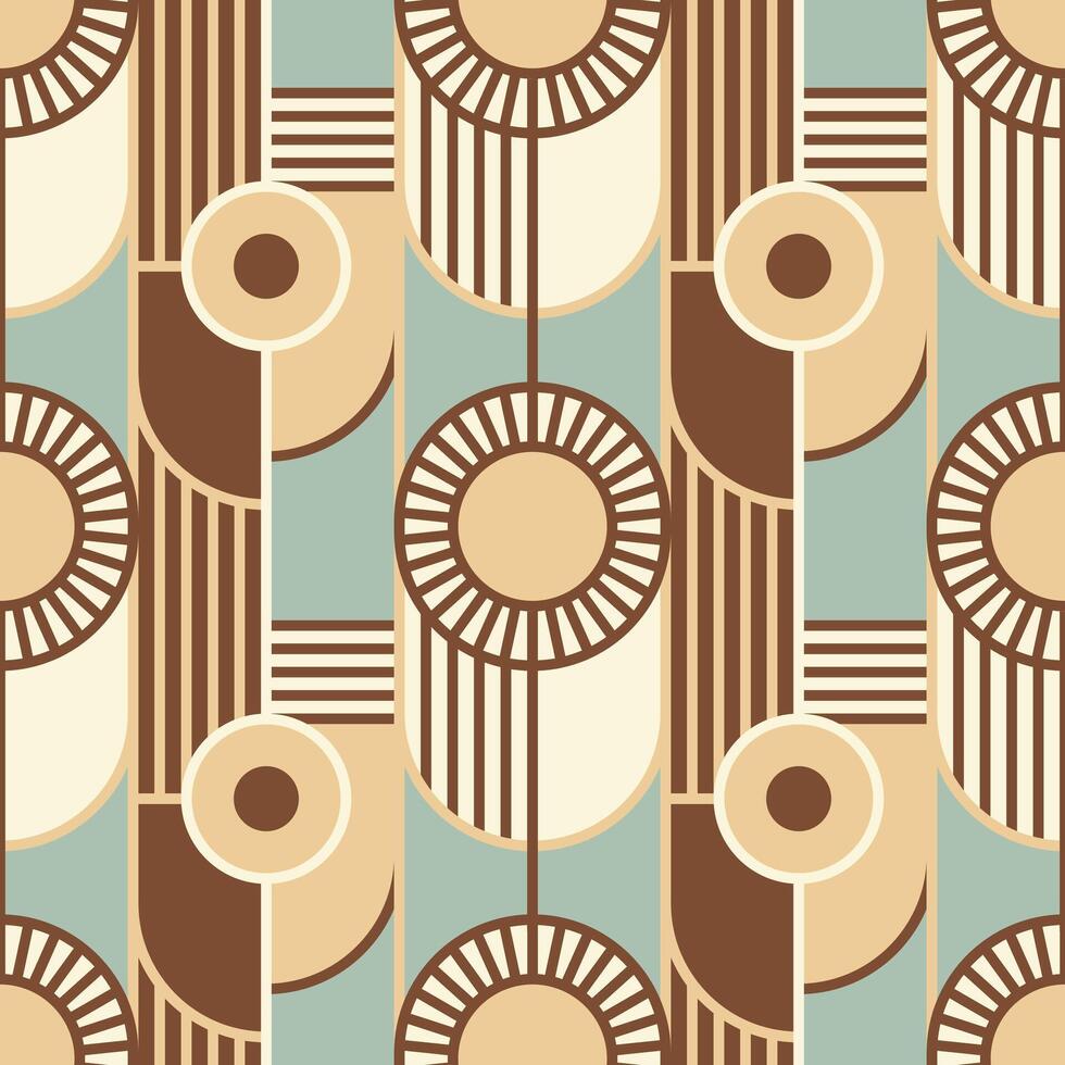 Elegant Art Deco Seamless Pattern Illustration vector