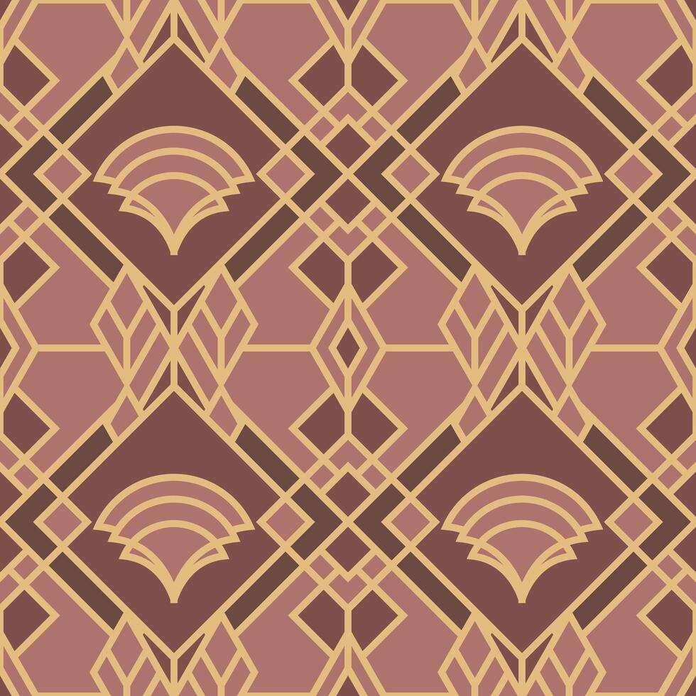 Art Deco Antique Seamless Pattern Illustration vector