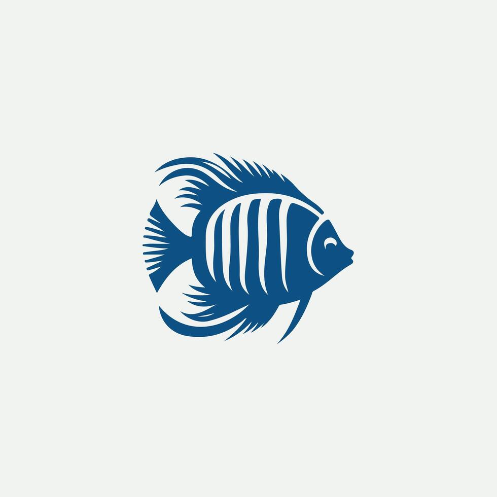 Tranquil Waters Tropical Fish vector
