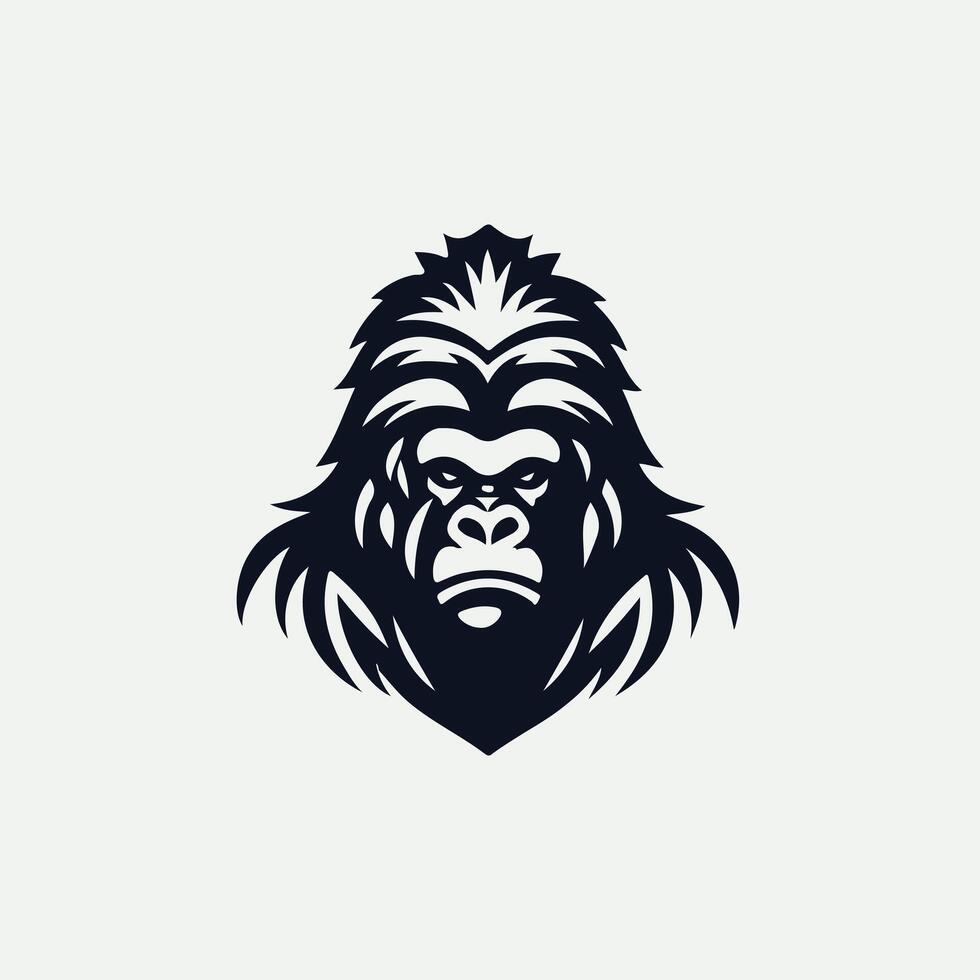 King of the Jungle Gorilla vector