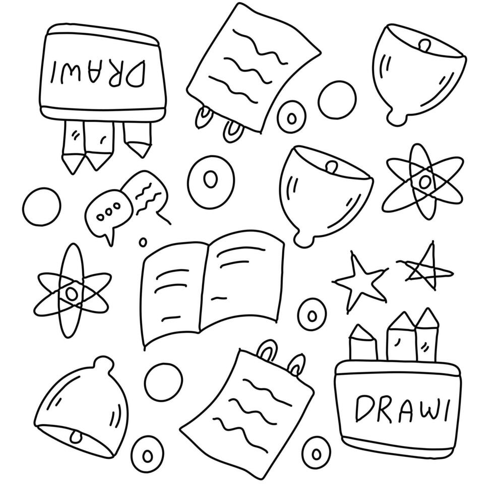 Creative Education Tools and Supplies for Learning and Growth vector