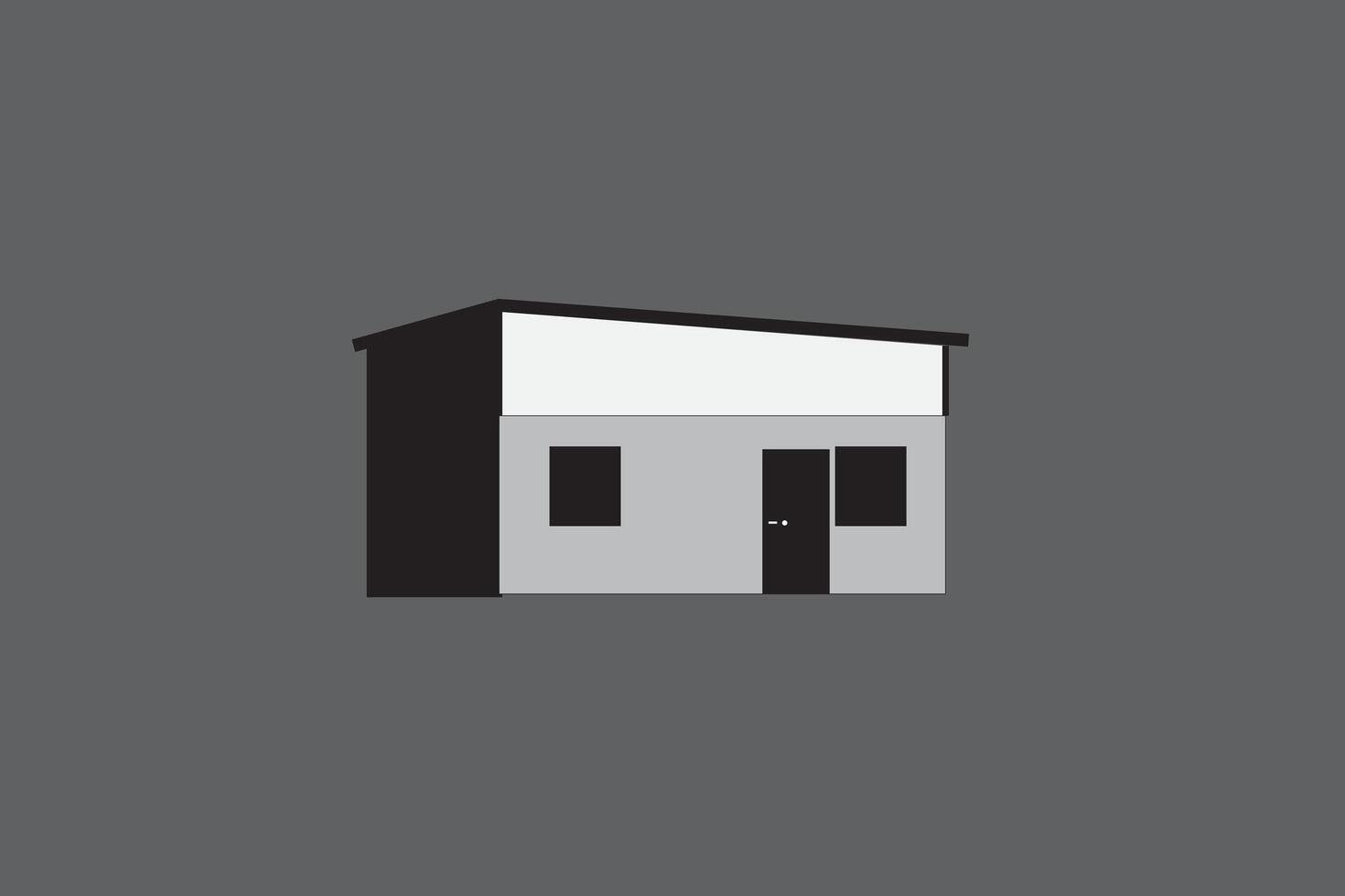 flat pharmacy storefront , health services building icon with grey background vector
