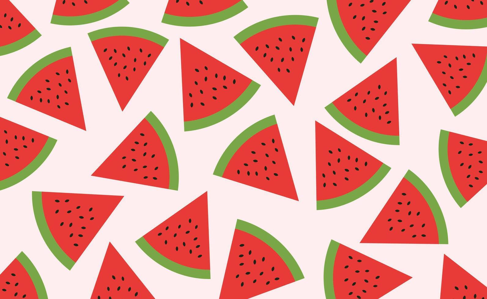Background watermelon slice unique design vector
